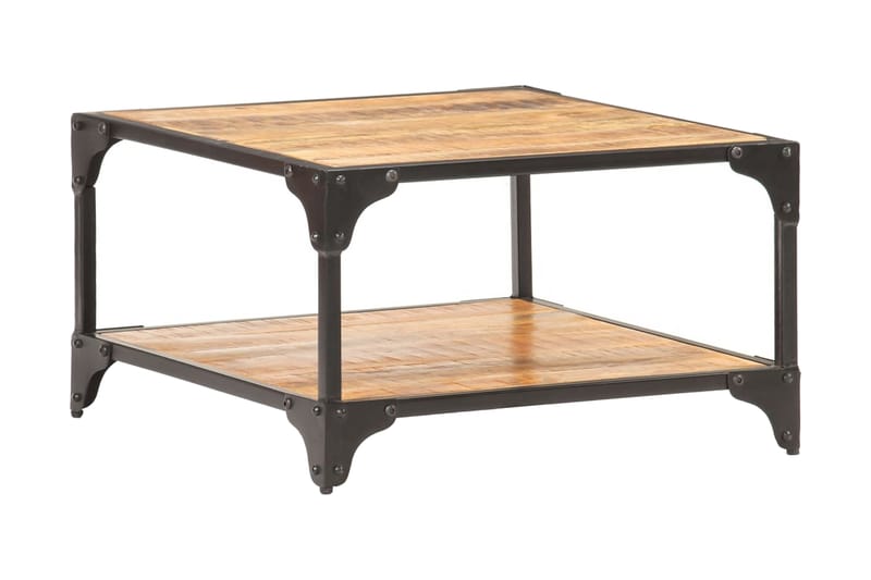 Salongbord 60x60x35 cm heltre mango - Møbler - Bord - Sofabord