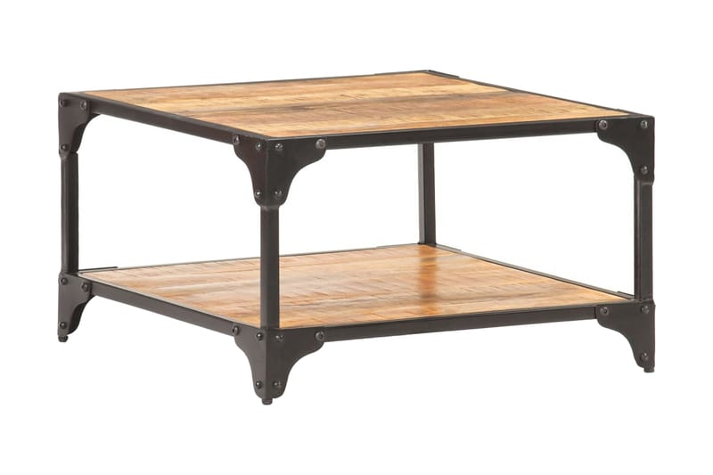 Salongbord 60x60x35 cm heltre mango - Møbler - Bord - Sofabord
