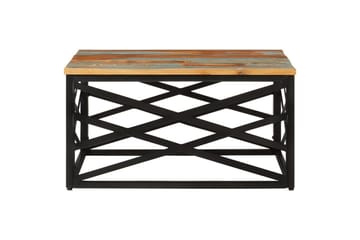 Salongbord 68x68x35 cm gjenvunnet heltre - Brun - Møbler - Bord - Sofabord