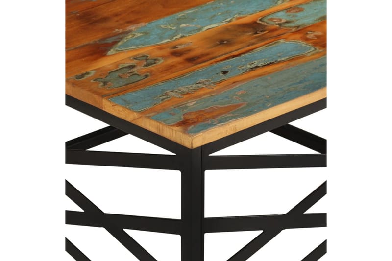 Salongbord 68x68x35 cm gjenvunnet heltre - Brun - Møbler - Bord - Sofabord