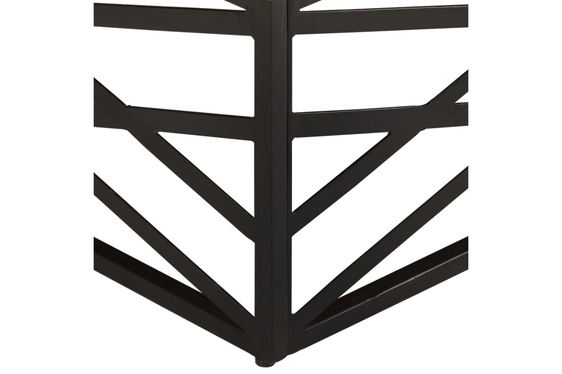 Salongbord 68x68x35 cm gjenvunnet heltre - Brun - Møbler - Bord - Sofabord