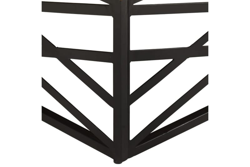 Salongbord 68x68x35 cm gjenvunnet heltre - Brun - Møbler - Bord - Sofabord