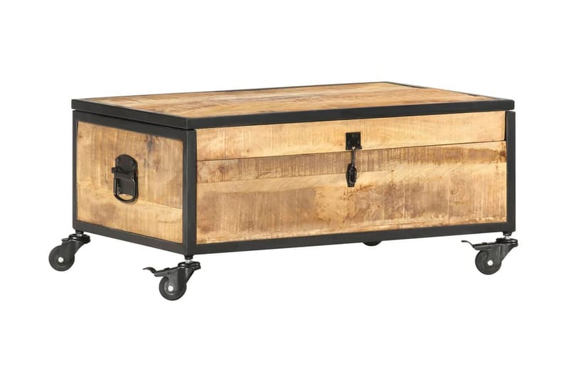Salongbord 70x50x33 cm heltre mango - Brun - Møbler - Bord - Sofabord
