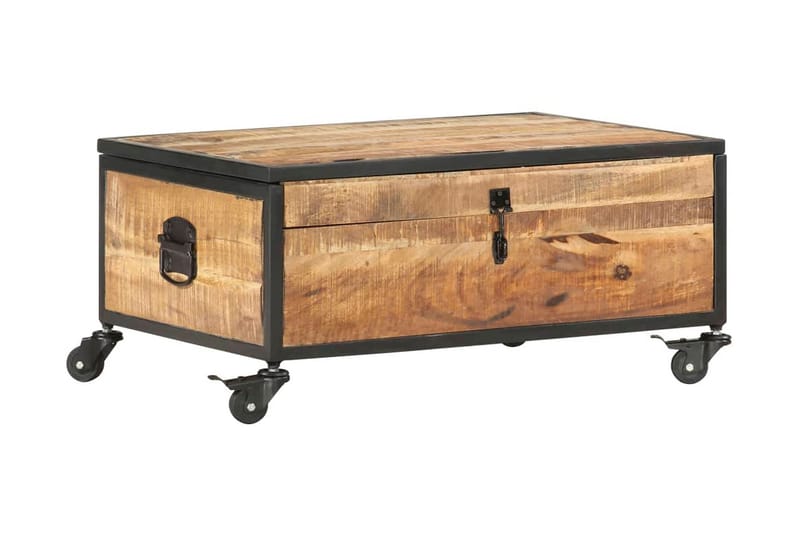 Salongbord 70x50x33 cm heltre mango - Brun - Møbler - Bord - Sofabord