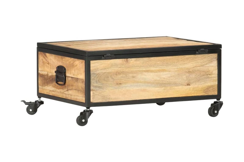 Salongbord 70x50x33 cm heltre mango - Brun - Møbler - Bord - Sofabord