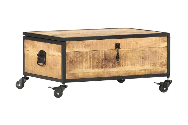 Salongbord 70x50x33 cm heltre mango - Brun - Møbler - Bord - Sofabord