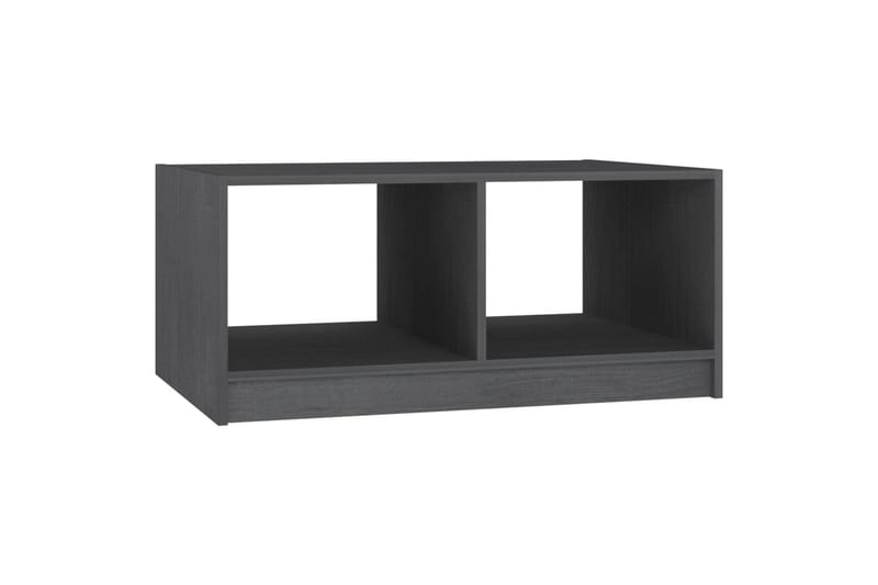 Salongbord 75x50x33,5 cm heltre furu grå - Grå - Møbler - Bord - Sofabord