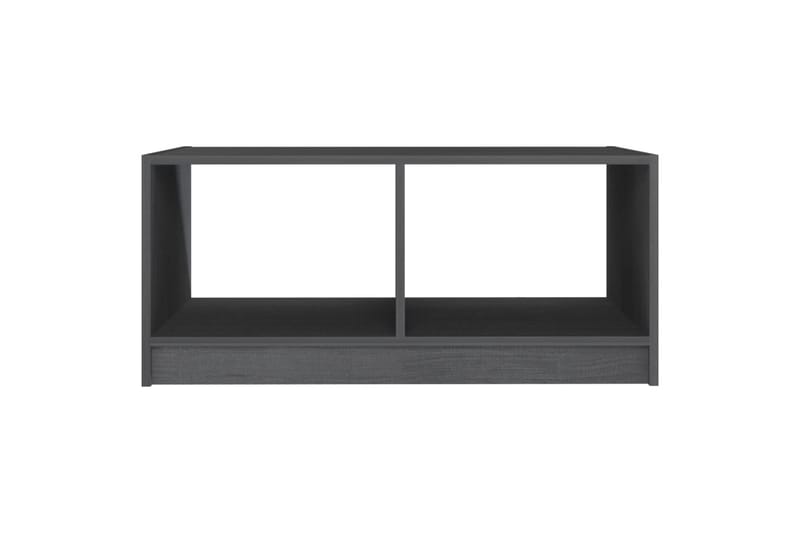 Salongbord 75x50x33,5 cm heltre furu grå - Grå - Møbler - Bord - Sofabord
