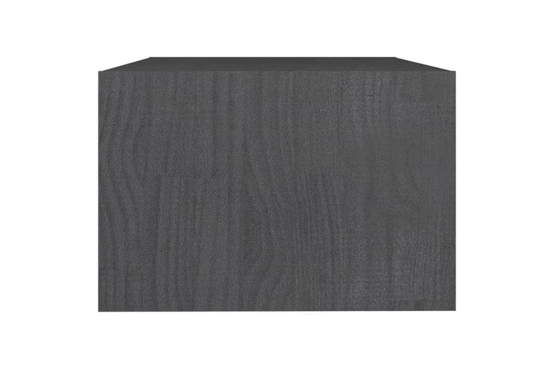 Salongbord 75x50x33,5 cm heltre furu grå - Grå - Møbler - Bord - Sofabord