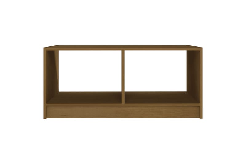 Salongbord 75x50x33,5 cm heltre furu honningbrun - Brun - Møbler - Bord - Sofabord