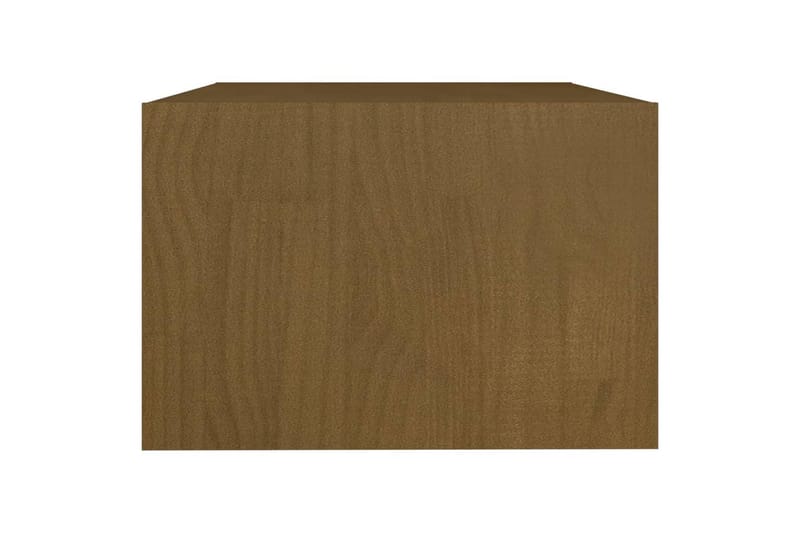 Salongbord 75x50x33,5 cm heltre furu honningbrun - Brun - Møbler - Bord - Sofabord