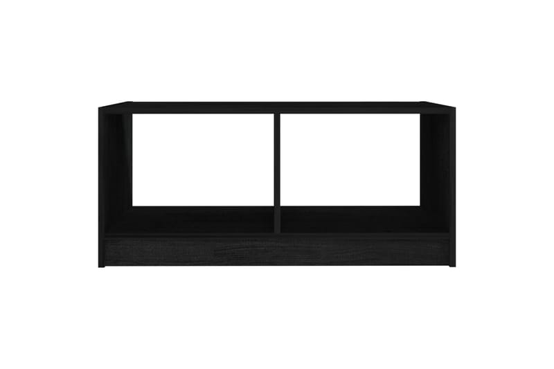 Salongbord 75x50x33,5 cm heltre furu svart - Svart - Møbler - Bord - Sofabord