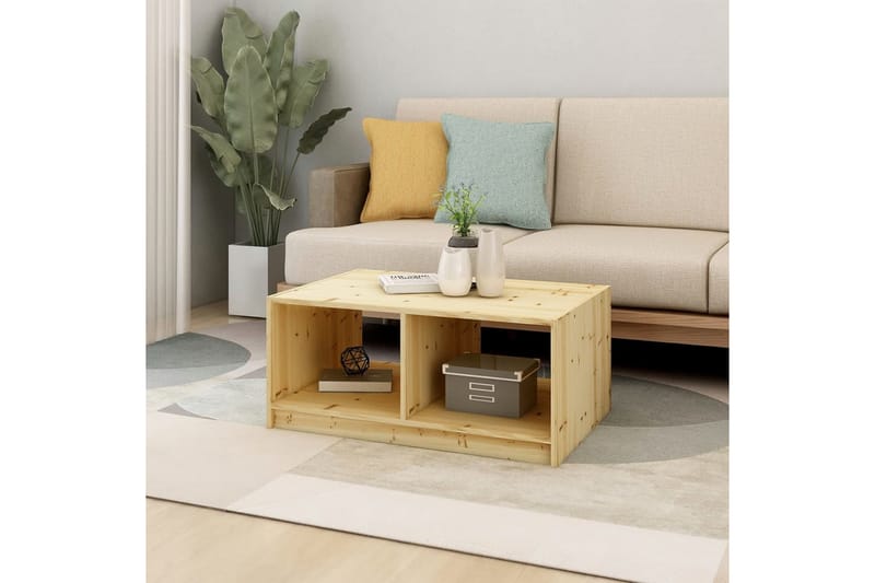 Salongbord 75x50x33,5 cm heltre gran - Brun - Møbler - Bord - Sofabord