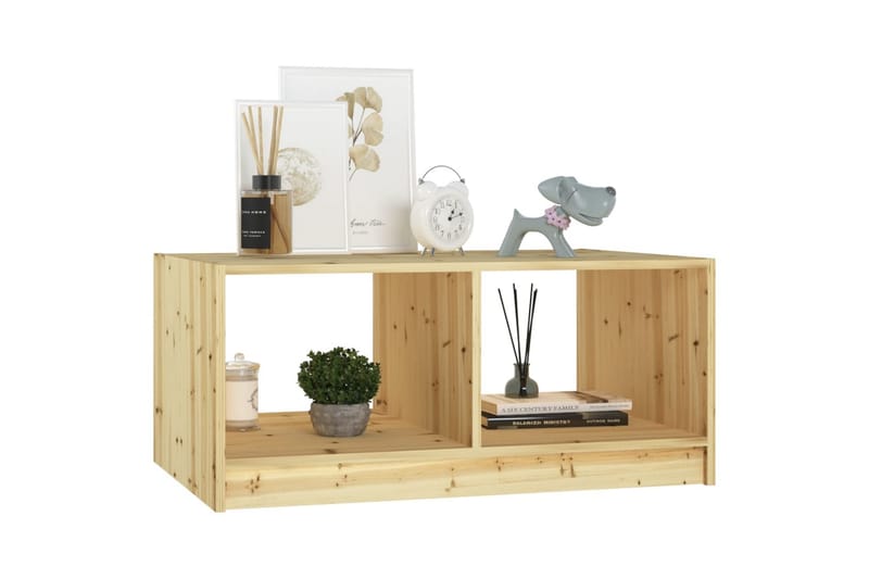 Salongbord 75x50x33,5 cm heltre gran - Brun - Møbler - Bord - Sofabord