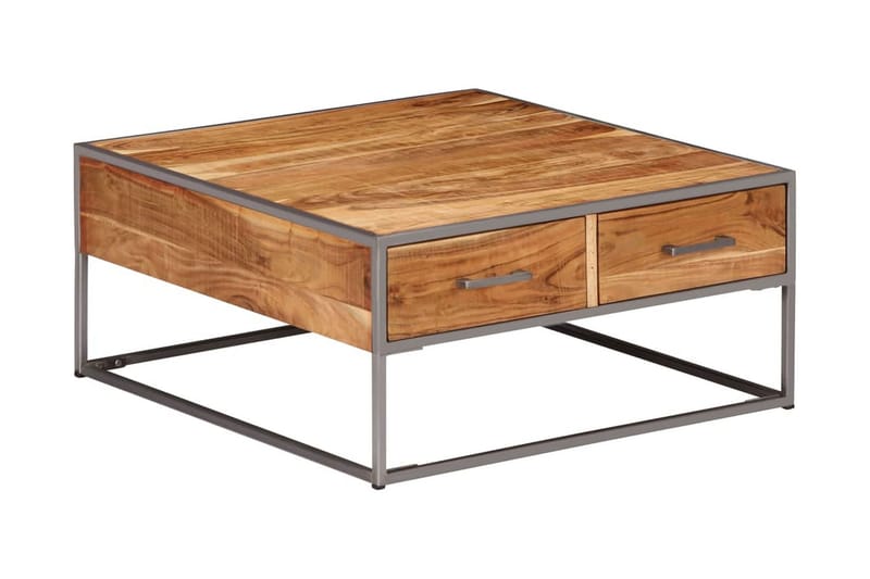 Salongbord 75x75x35 cm heltre akasie - Møbler - Bord - Sofabord