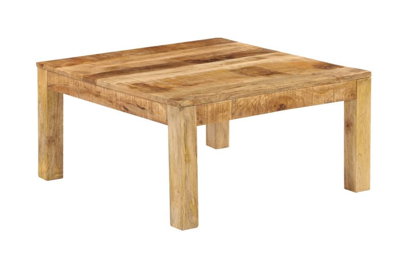 Salongbord 80x80x40 cm heltre mango - Møbler - Bord - Sofabord