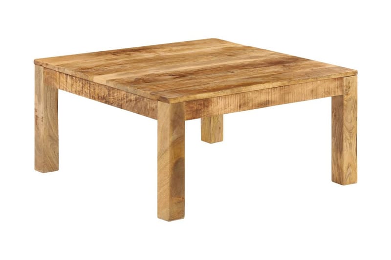 Salongbord 80x80x40 cm heltre mango - Møbler - Bord - Sofabord