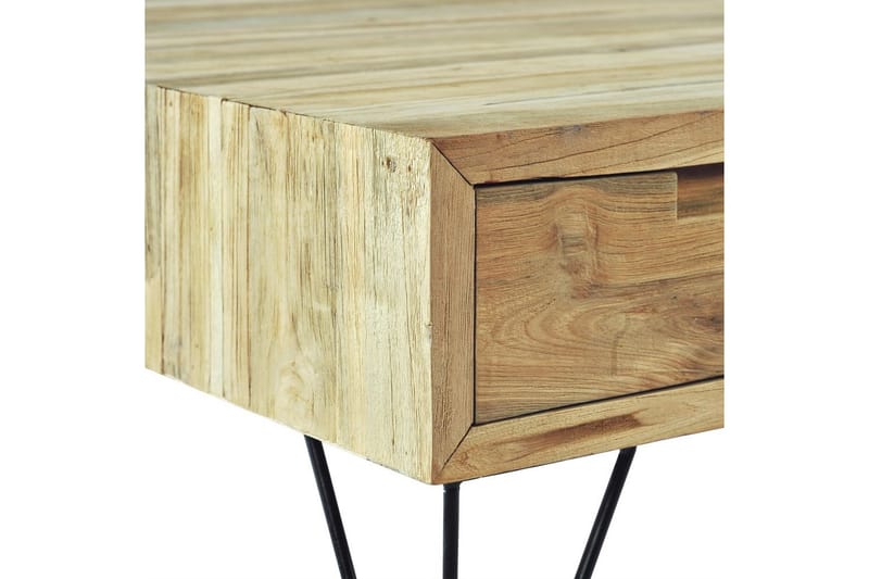 Salongbord 80x80x40 cm massiv teak - Teak - Møbler - Bord - Sofabord