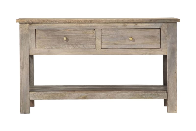Salongbord 82x52x47 cm heltre mango - Grå - Møbler - Bord - Sofabord