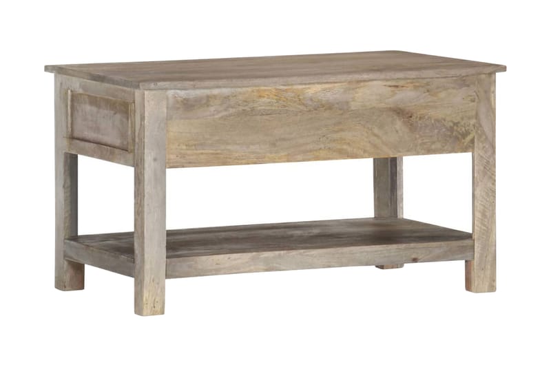 Salongbord 82x52x47 cm heltre mango - Grå - Møbler - Bord - Sofabord
