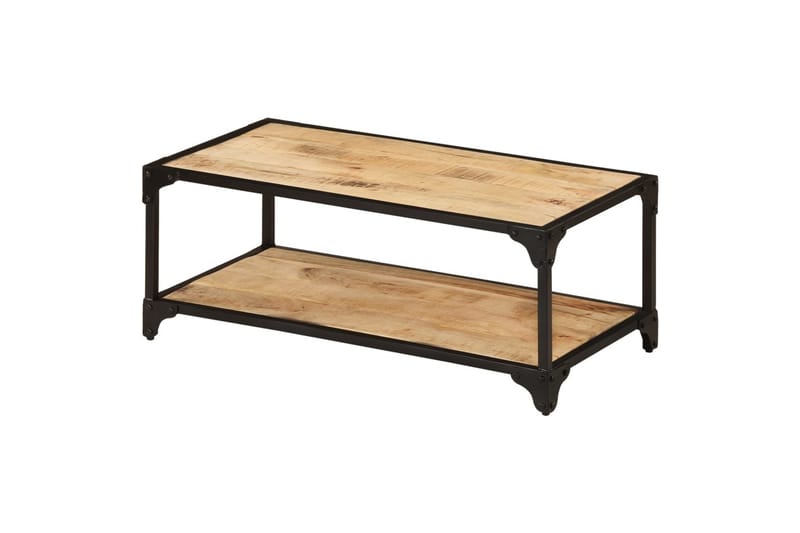 Salongbord 90x45x35 cm heltre mango - Brun - Møbler - Bord - Sofabord