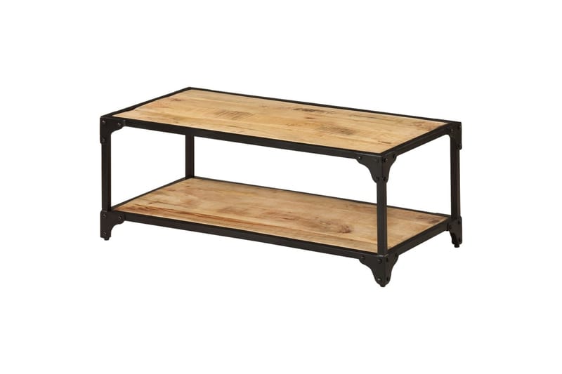 Salongbord 90x45x35 cm heltre mango - Brun - Møbler - Bord - Sofabord