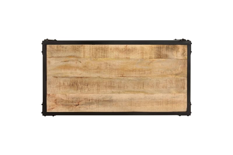 Salongbord 90x45x35 cm heltre mango - Brun - Sofabord