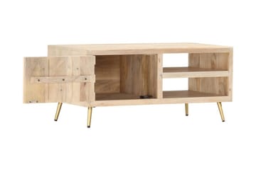 Salongbord 90x45x40 cm heltre mango - Møbler - Bord - Sofabord