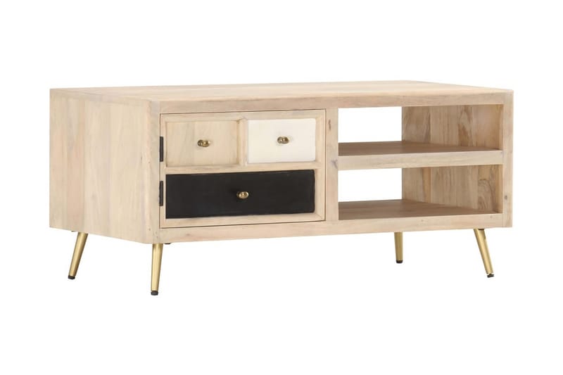 Salongbord 90x45x40 cm heltre mango - Møbler - Bord - Sofabord