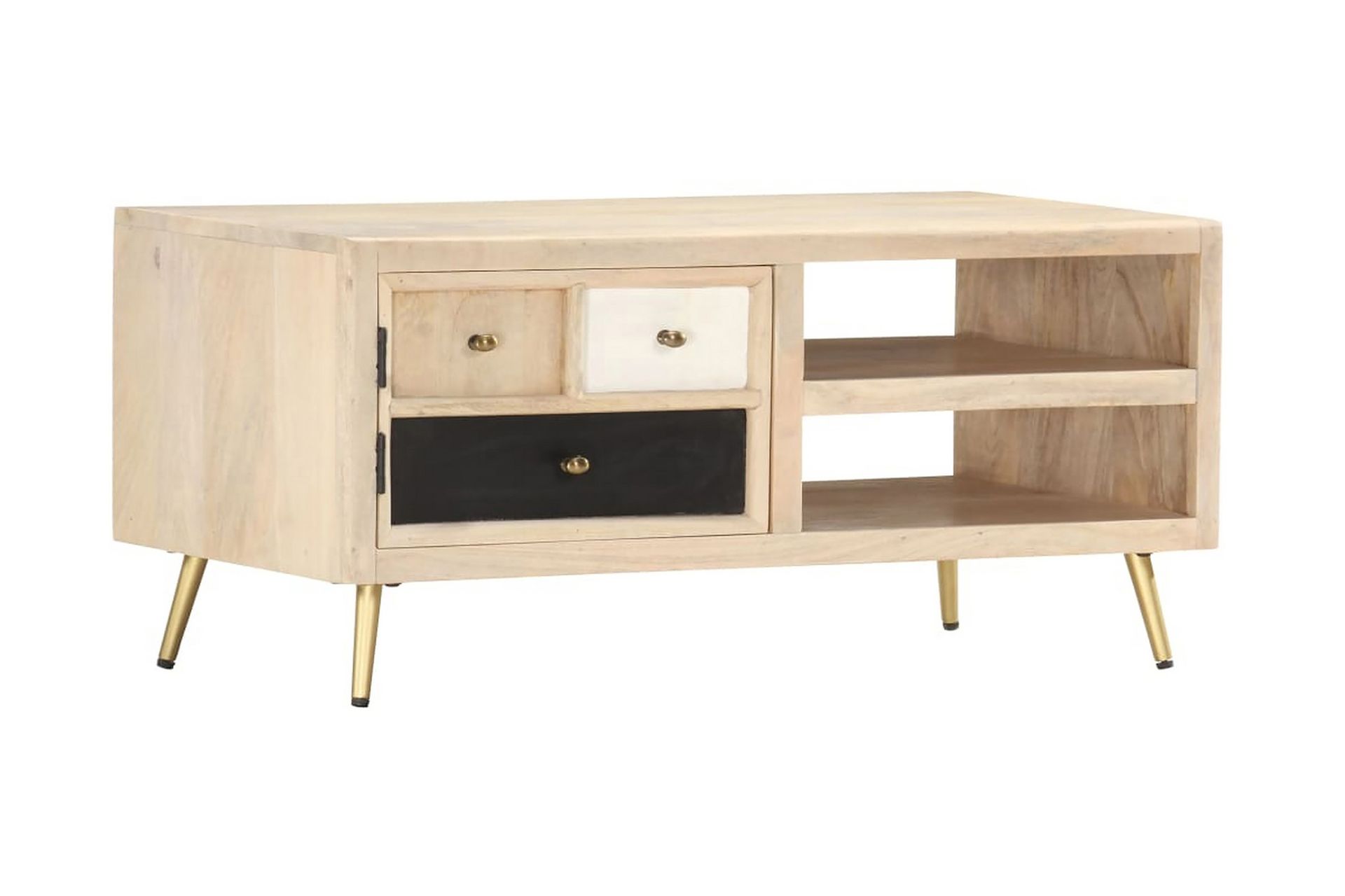 Salongbord 90x45x40 cm heltre mango - Møbler - Bord - Sofabord