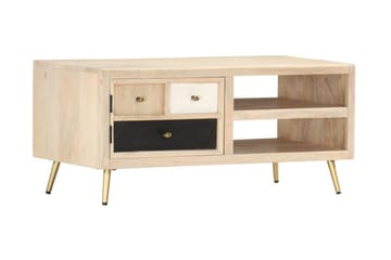 Salongbord 90x45x40 cm heltre mango - Møbler - Bord - Sofabord