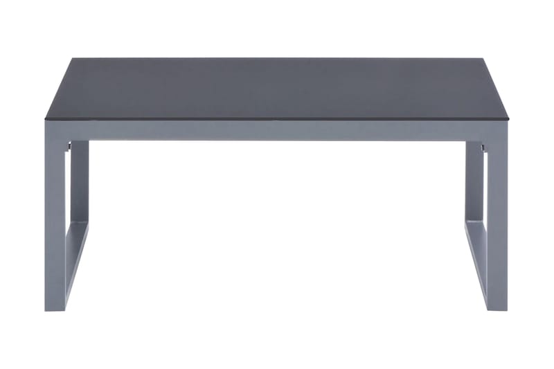 Salongbord 90x50x40 cm aluminium - Sofabord