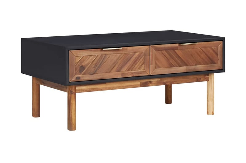 Salongbord 90x50x40 cm heltre akasie og MDF - Brun - Møbler - Bord - Sofabord