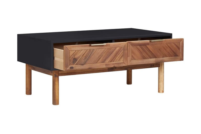 Salongbord 90x50x40 cm heltre akasie og MDF - Brun - Møbler - Bord - Sofabord