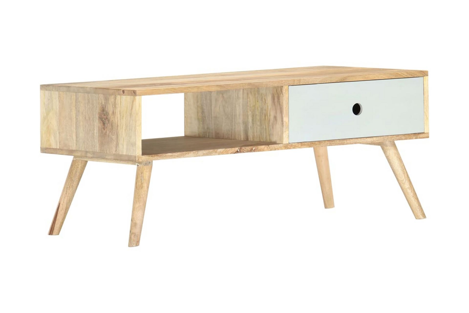 Salongbord 90x50x40 cm heltre mango - Møbler - Bord - Sofabord