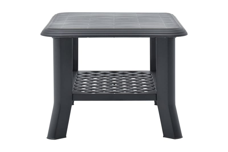 Salongbord antrasitt 90x60x46 cm plast - Møbler - Bord - Sofabord