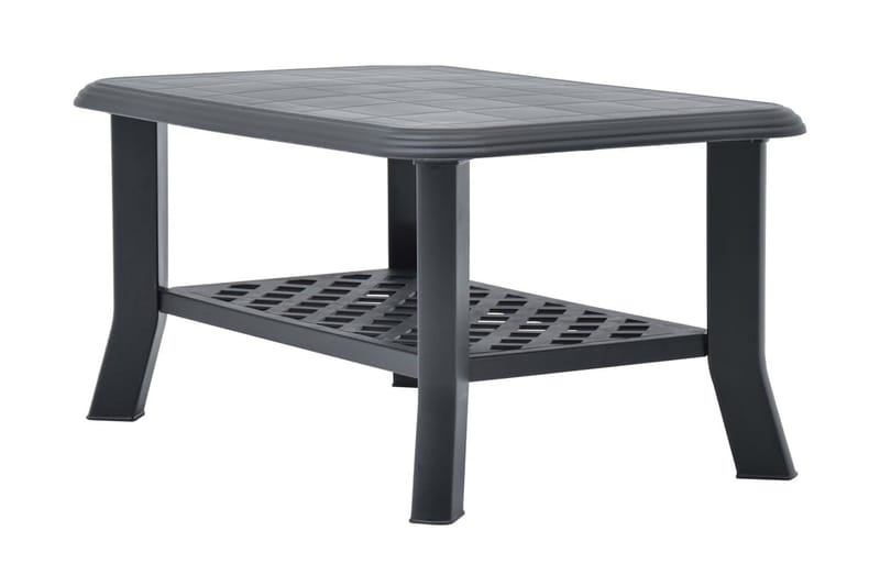 Salongbord antrasitt 90x60x46 cm plast - Møbler - Bord - Sofabord