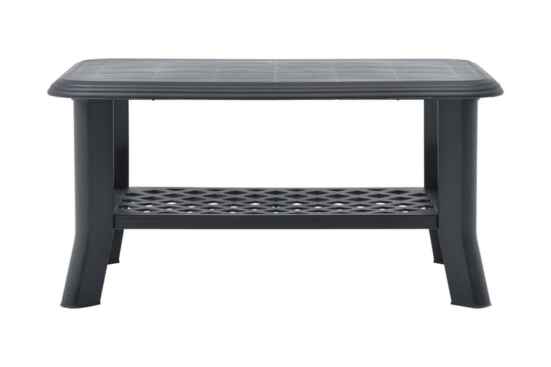 Salongbord antrasitt 90x60x46 cm plast - Møbler - Bord - Sofabord