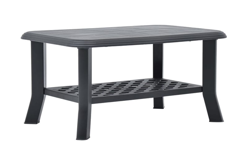 Salongbord antrasitt 90x60x46 cm plast - Møbler - Bord - Sofabord