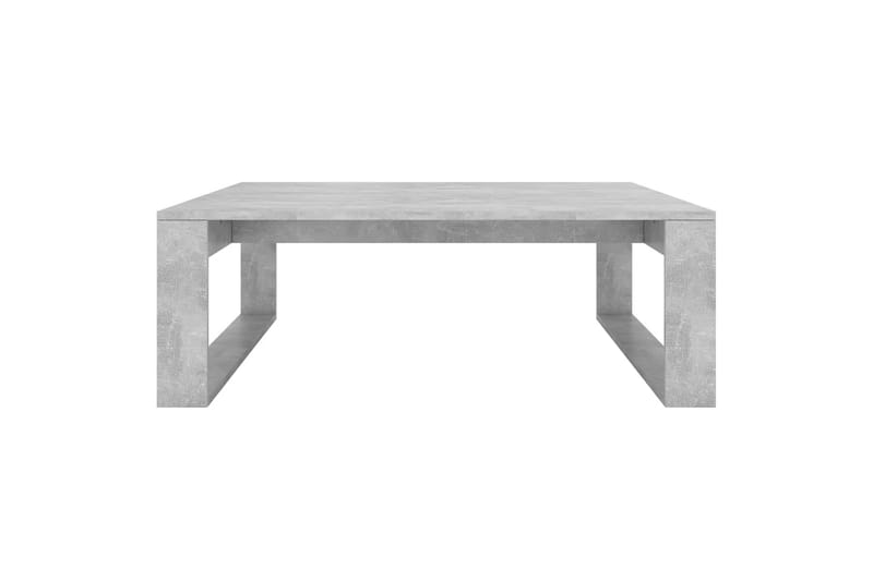 Salongbord betonggrå 100x100x35 cm sponplate - Grå - Møbler - Bord - Sofabord