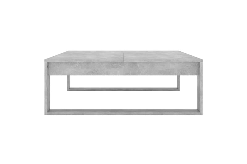 Salongbord betonggrå 100x100x35 cm sponplate - Grå - Møbler - Bord - Sofabord