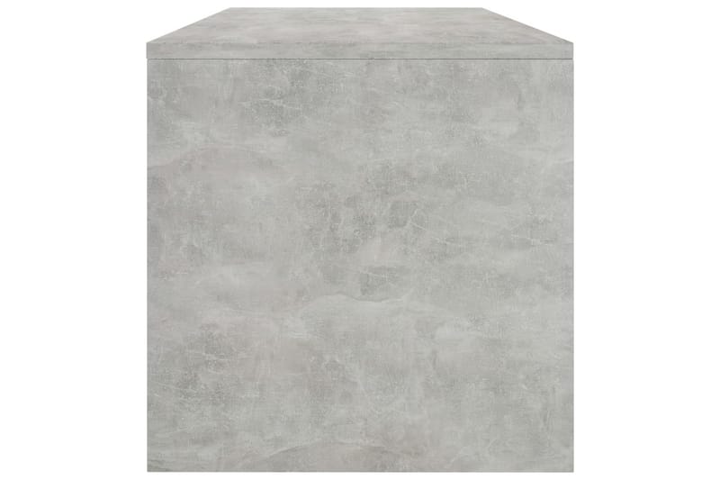Salongbord betonggrå 100x40x40 cm sponplate - Grå - Sofabord