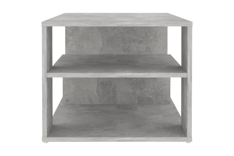 Salongbord betonggrå 100x50x40 cm sponplate - Grå - Møbler - Bord - Sofabord