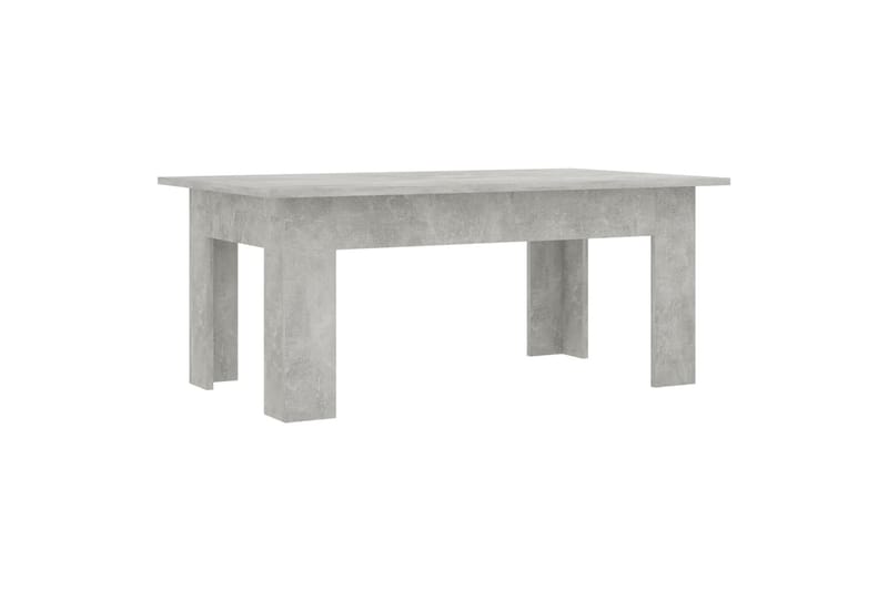 Salongbord betonggrå 100x60x42 cm sponplate - Møbler - Bord - Sofabord