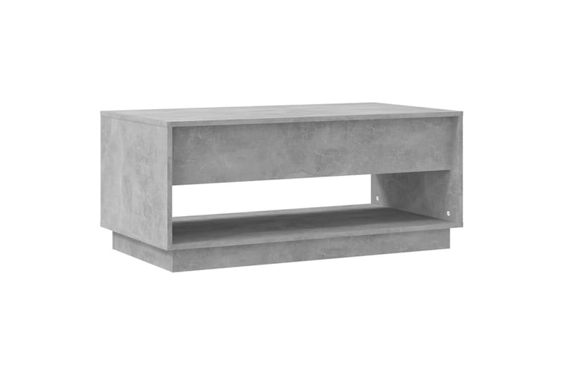 Salongbord betonggrå 102,5x55x44 cm sponplate - Grå - Sofabord