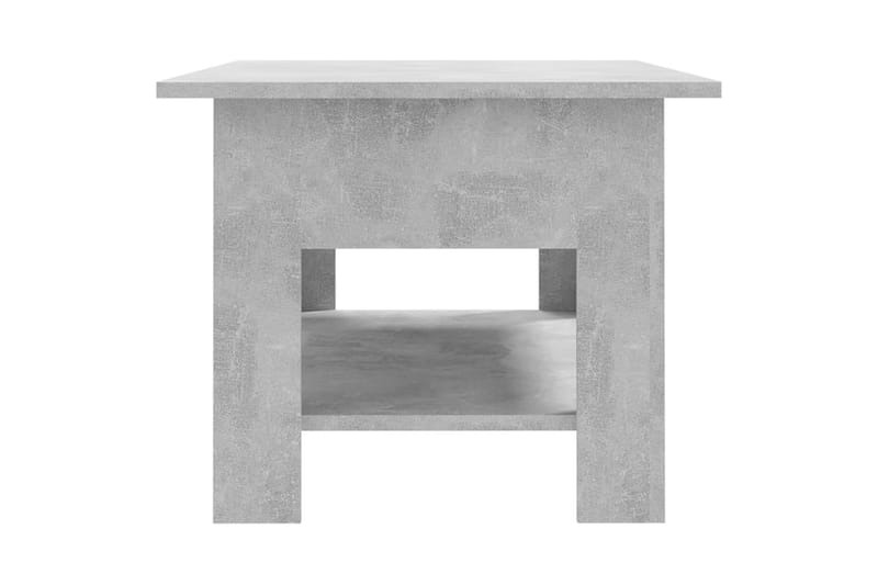 Salongbord betonggrå 102x55x42 cm sponplate - Grå - Sofabord