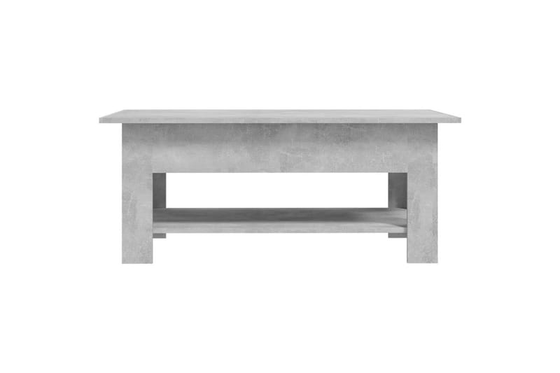 Salongbord betonggrå 102x55x42 cm sponplate - Grå - Sofabord