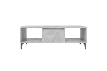 Salongbord betonggrå 103,5x60x35 cm sponplate - Grå - Møbler - Bord - Sofabord