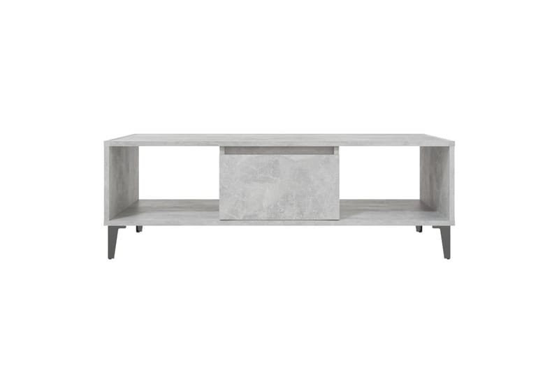 Salongbord betonggrå 103,5x60x35 cm sponplate - Grå - Møbler - Bord - Sofabord