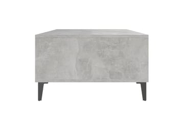 Salongbord betonggrå 103,5x60x35 cm sponplate - Grå - Møbler - Bord - Sofabord